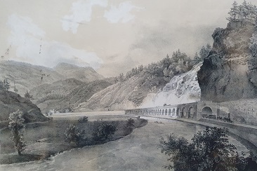 Die Badlwandgalerie, 1850                           