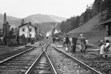Bahnhof Semmering im Mai 1936