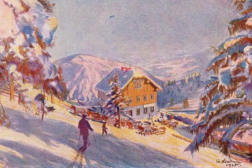 Der Sonnwendstein im Winter             