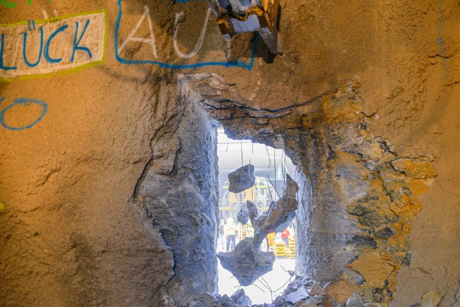 Semmering-Basistunnel in der Steiermark fertig gegraben